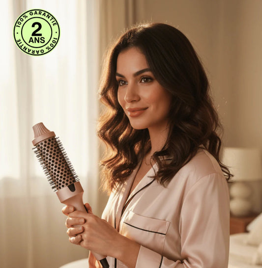 Brosse Thermique Ionique 3-en-1 : Lissage, Volume & Boucles